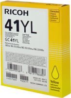 Ricoh Original Type GC 41YL Druckerpatrone gelb 600 Seiten (405768) für 2100N, 3110DN/DNw/SFNw, 3100SNw, 3120B SFNw