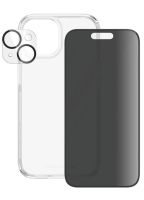 PanzerGlass™ Privacy 3-in-1 Set - iPhone 15