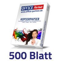 OFFICE Partner Premium Kopierpapier, weiß - DIN A4 80g/m² - 500 Blatt